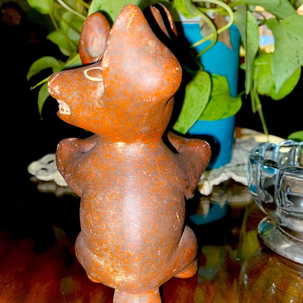 Vintage Mexico Red Clay “Ancient Dancing Colima Dogs” - Picture 9 of 11